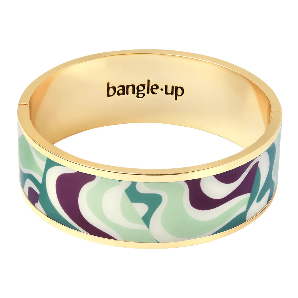 ROSALIA Printed lacquer clasp bracelet