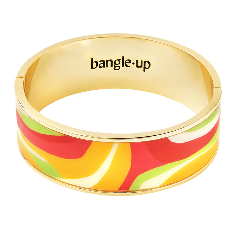CANYON Printed lacquer clasp bracelet