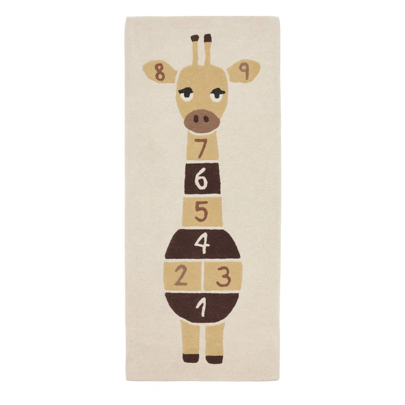 Giraf Hopscotch Rug Yellow