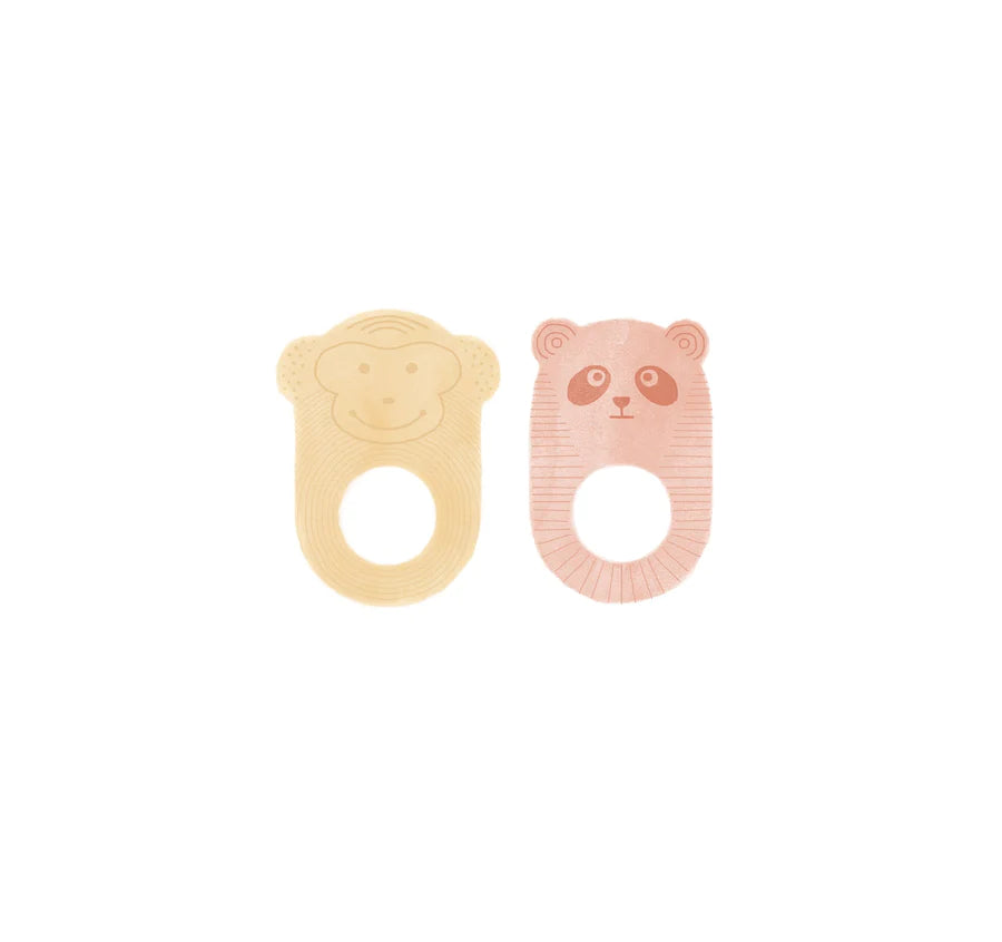 Nelson & Ling Ling Baby Teether - Pack of 2