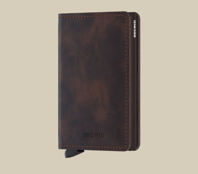 SECRID SLIMWALLET VINTAGE CHOCOLATE
