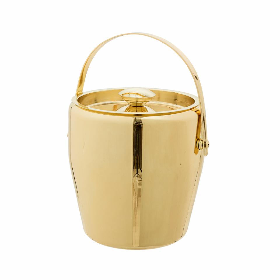 Cocktail Ice Bucket Gold Stainless Steel