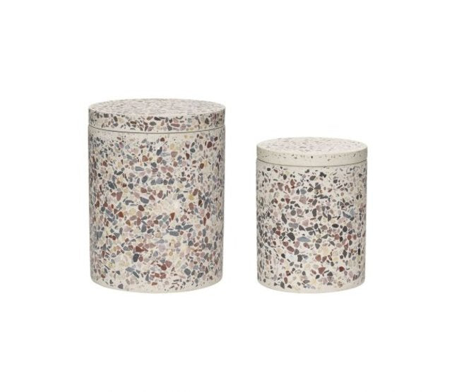 Terrazzo Storage Jar Set of 2