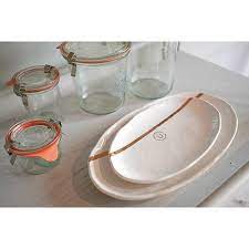 White & Gold Plate Set of 2