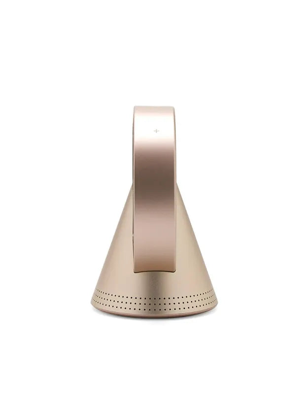 CONIC RADIO ALARM CLOCK W SPEAKER - GOLDEN HONEY