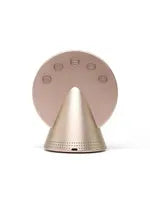 CONIC RADIO ALARM CLOCK W SPEAKER - GOLDEN HONEY