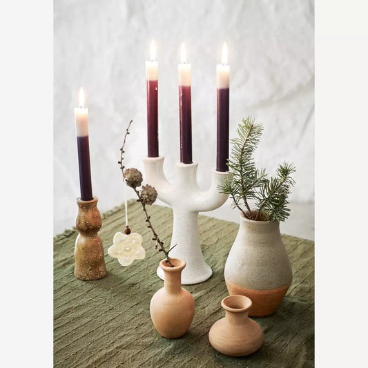 Green checked table cloth