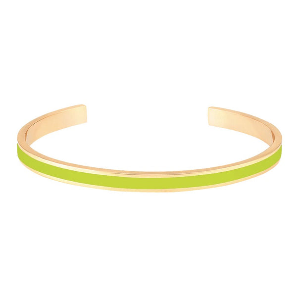 BANGLE lacquer thin cuff bangle - Green Flash