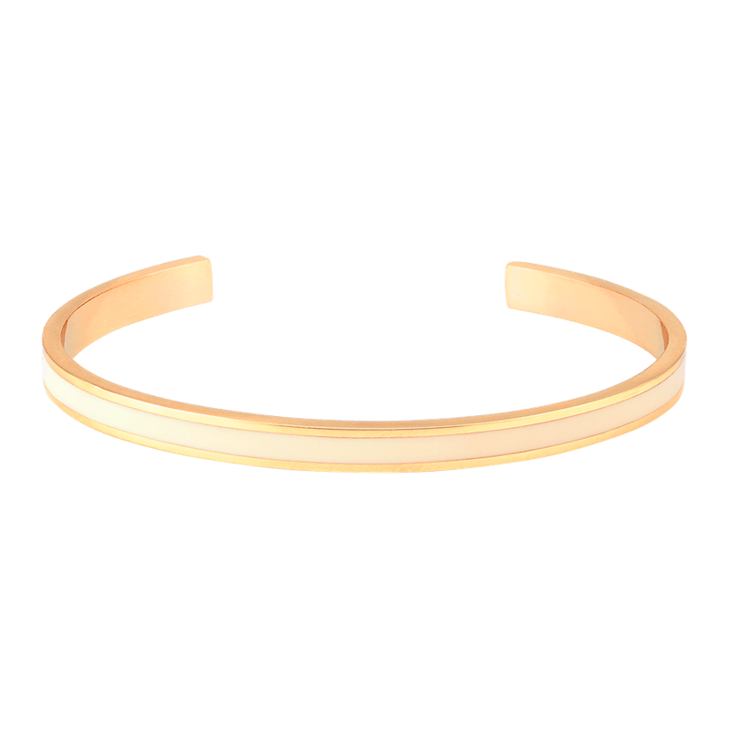 White 2025 bangle bracelet