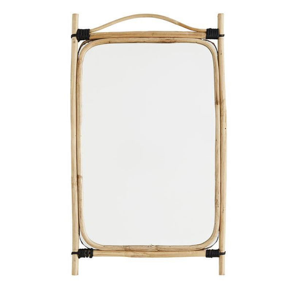 Maison Marcel Madam Stoltz Rectangular Bamboo Mirror