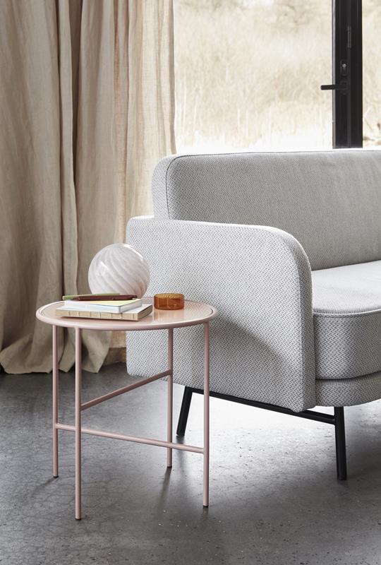 Maison Marcel Pink Metal Side Table Hubsch