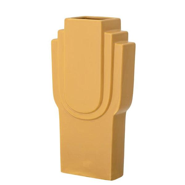 Yellow Stoneware Vase