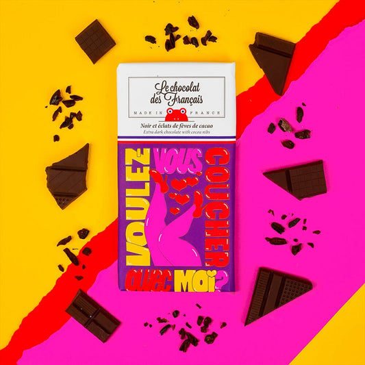 Voulez-vous, Extra dark chocolate 71% with cocoa nibs