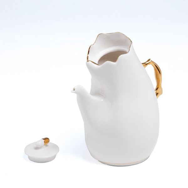 PORCELAIN TEAPOT "MELTDOWN" Cm.18,5x23x20