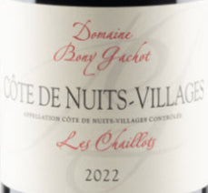 Cotes de Nuit Village AOP Red - Domaine Bony Gachot 2022