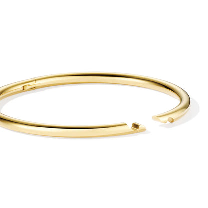 AN-O - Claps Bracelet in steel metallic PVD. Color : Light gold