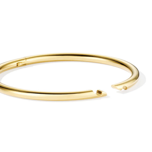 AN-O - Claps Bracelet in steel metallic PVD. Color : Light gold