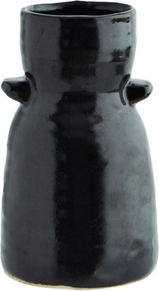 Black Stoneware Vase