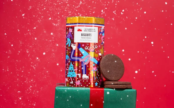 Tin Set of Intense cocoa biscuits