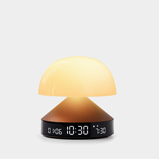 MINA SUNRISE LED Lamp w LCD Alarm Clock-Bronze
