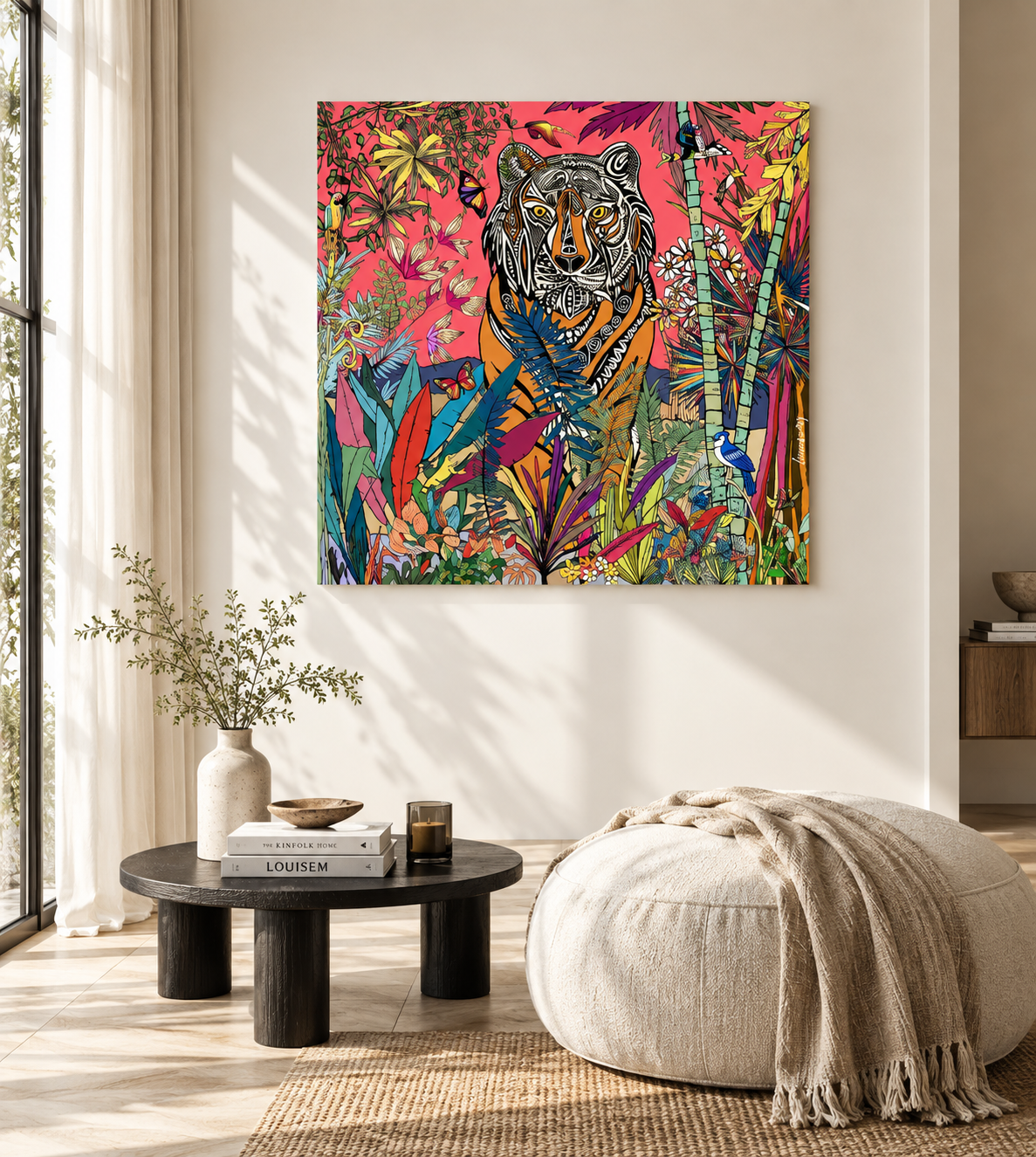 The Red tiger, King of the Jungle - LouiseM creation