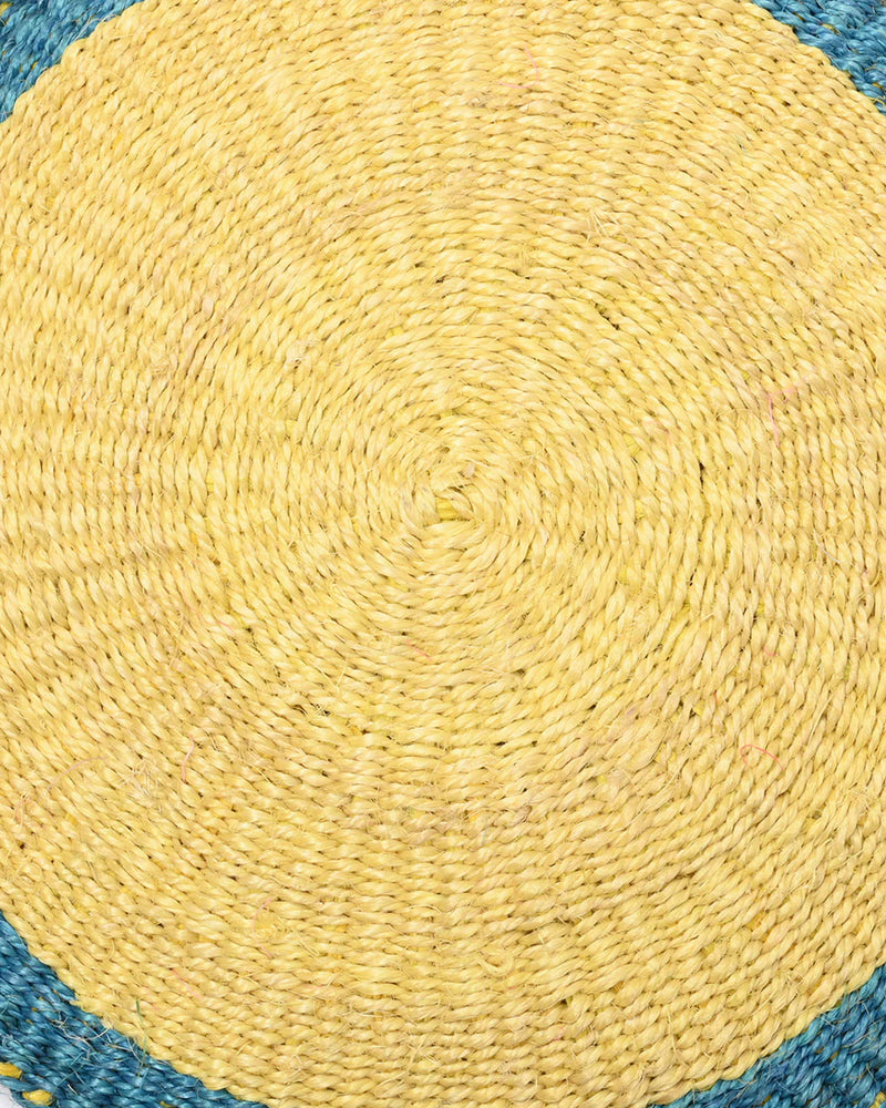 JOHARI:Blue & Yellow Woven Placemat