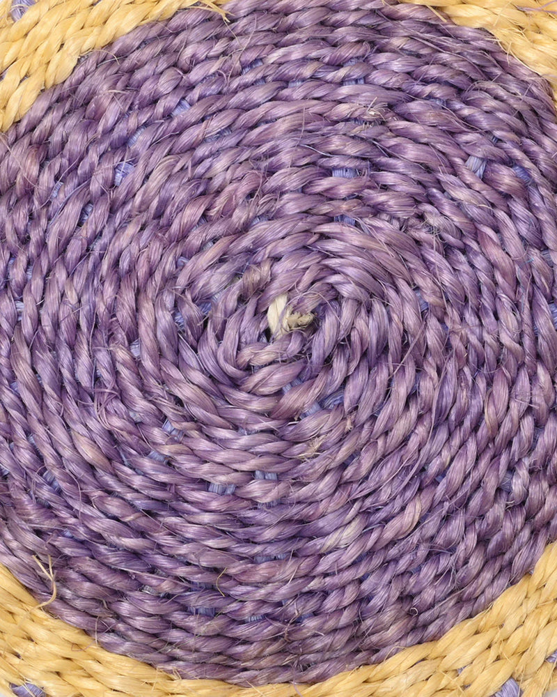 MOSI: Lavender & Yellow Woven Coaster