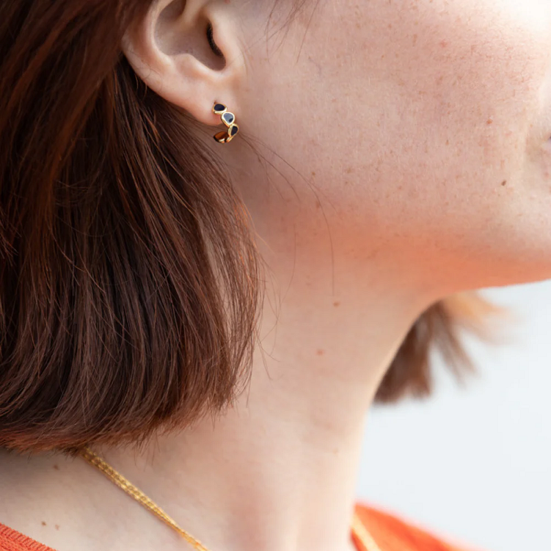 Tiny thin 2025 hoop earrings