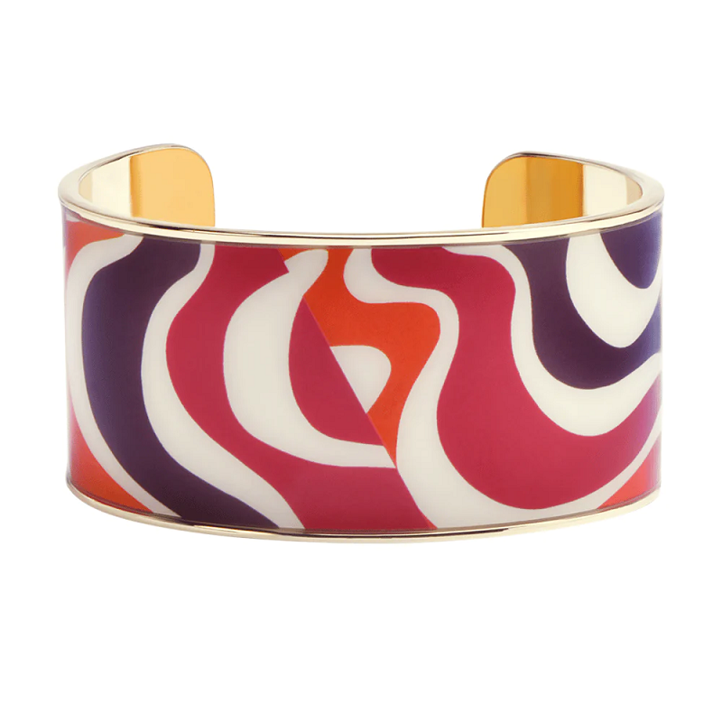 ROSALIA Wide Cuff Salsa Red