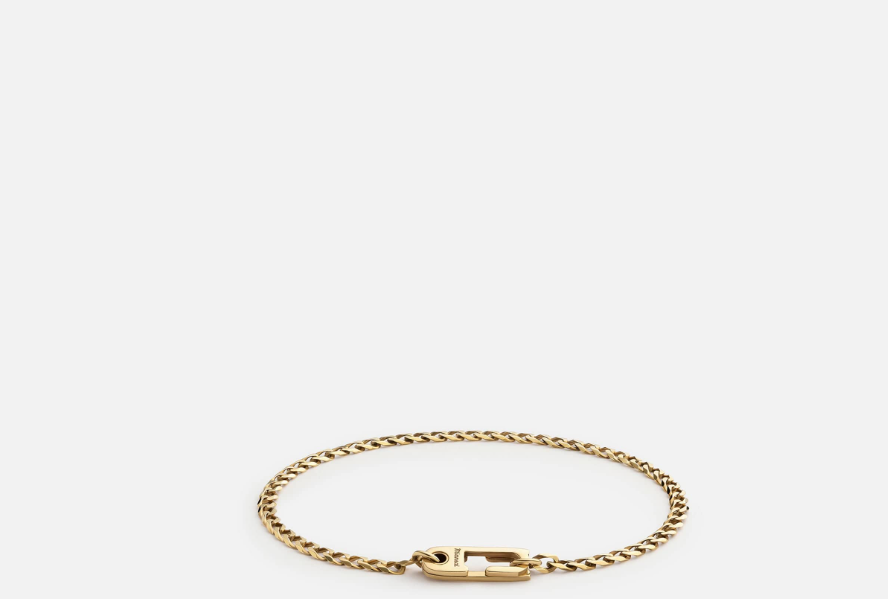 Annex Cuban Chain Bracelet I Gold Vermeil M