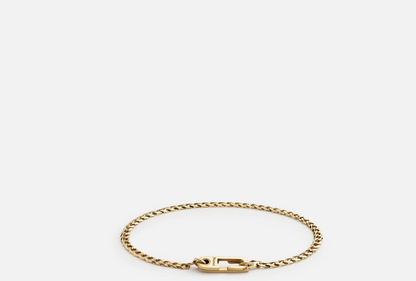 Annex Cuban Chain Bracelet I Gold Vermeil M