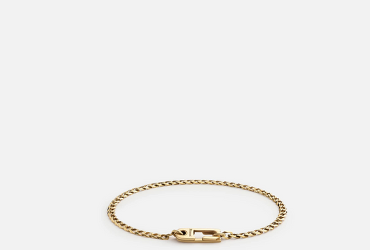 Annex Cuban Chain Bracelet I Gold Vermeil M