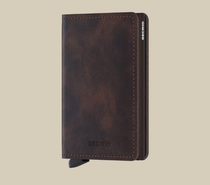 SECRID SLIMWALLET VINTAGE CHOCOLATE