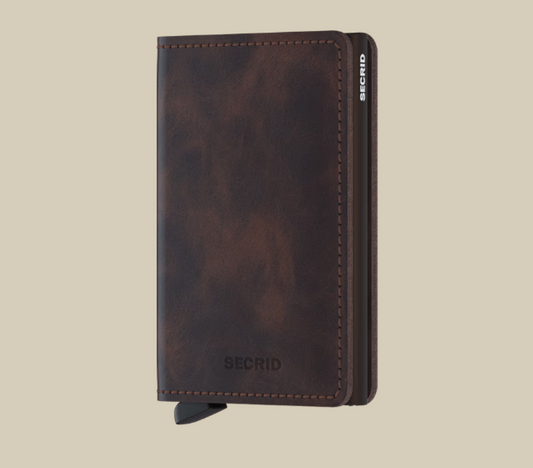 SECRID SLIMWALLET VINTAGE CHOCOLATE