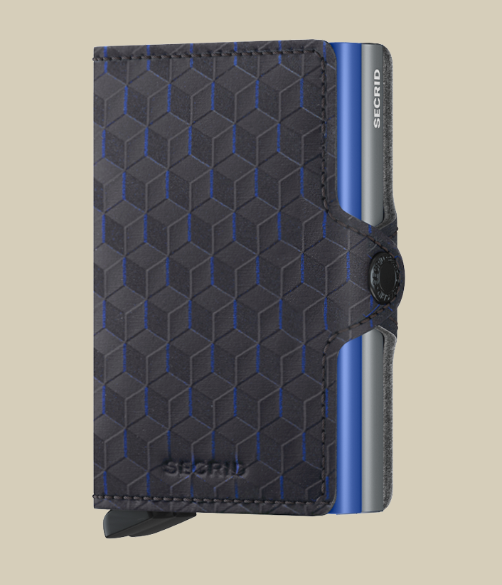 SECRID TWINWALLET OPTICAL TITANIUM-BLUE
