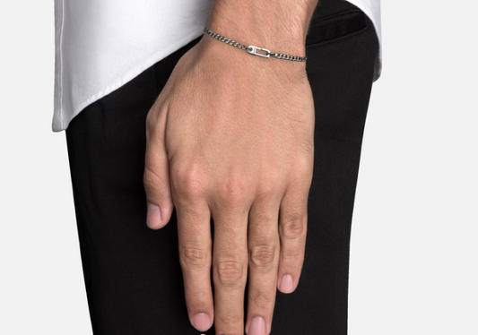 Annex Cuban Chain Bracelet I Sterling Silver L