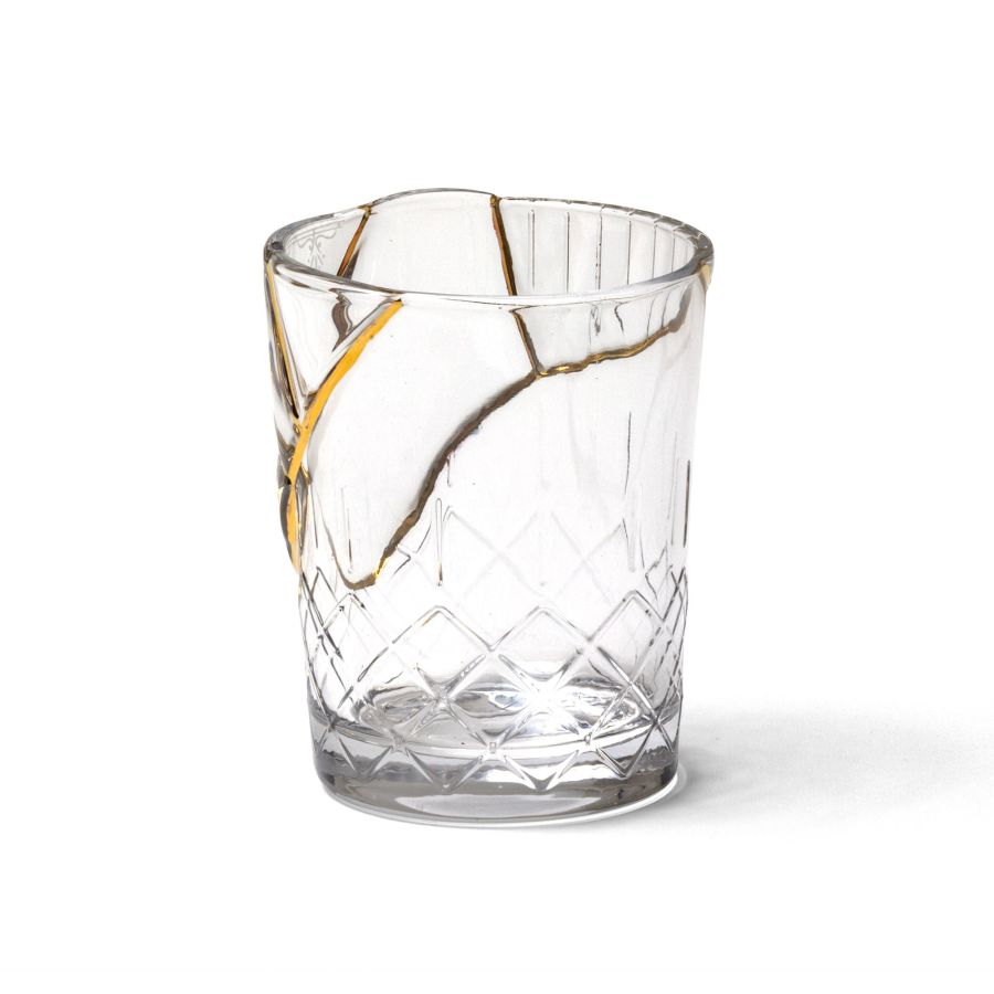 "KINTSUGI-n'2" GLASS ø Cm.7,6 h. 10,5