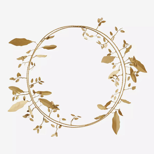 Brass Iron Wreath