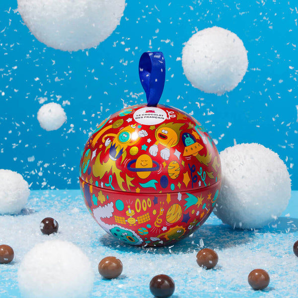 Christmas tin ball