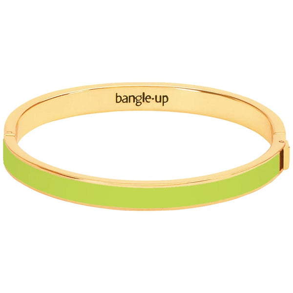BANGLE Color-block lacquer clasp bracelet - Green Flash