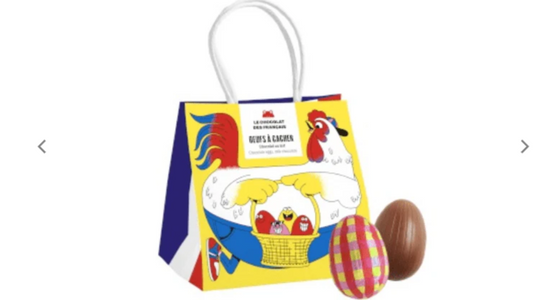 Panier 5 milk Easter Chocolate eggs