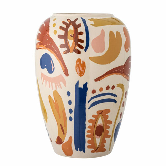 Horus Vase, Orange, Stoneware