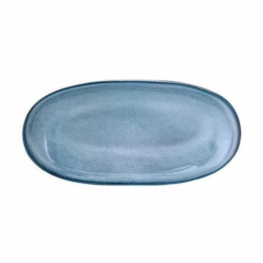 Sandrine Plate, Blue, Stoneware