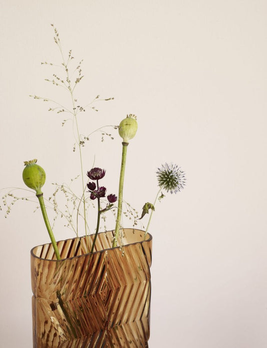 Ivy Amber Vase