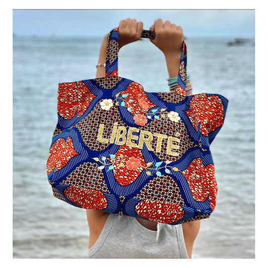 Kossiwa bag embroidered LIBERTE