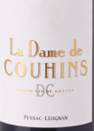 Pessac Léognan Red AOP, Château Couhins La Dame 2020