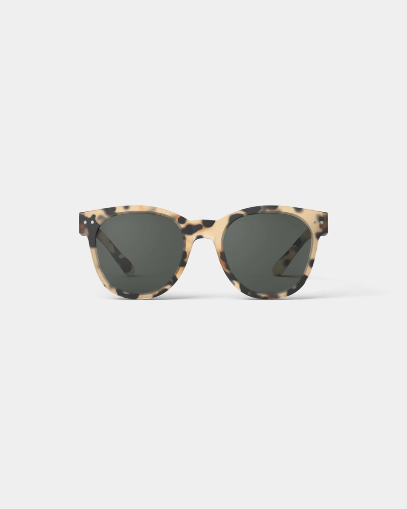 Adult #N Light Tortoise Oversized Sunglasses