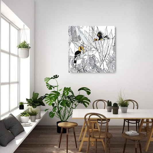 Custom-made painting - Duo of Toucans