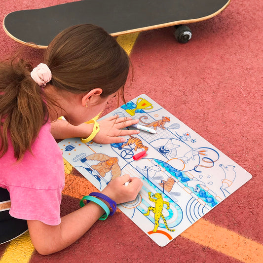 SUPER PETIT LARGE DRAWING KIT OLYMPIC SPORTS
