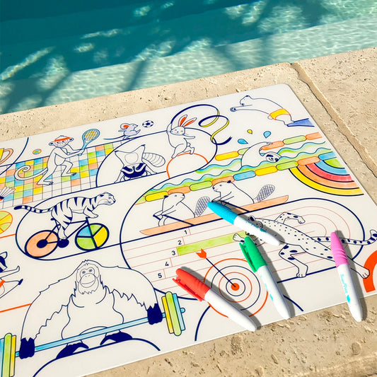 SUPER PETIT LARGE DRAWING KIT OLYMPIC SPORTS